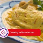 Cooking saffron chicken