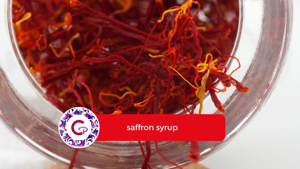 saffron syrup